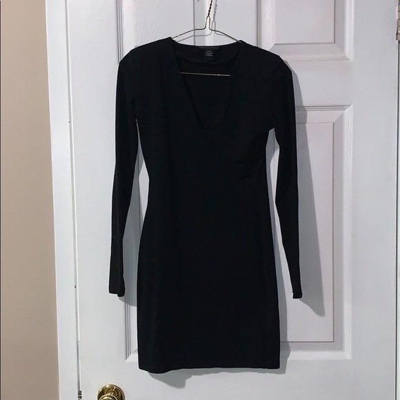 Black Long-sleeve dress - Picture 1 of 3